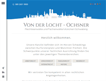 Tablet Screenshot of anwalt-muc.de
