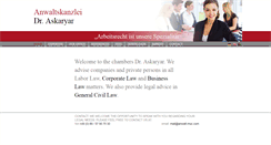Desktop Screenshot of anwalt-muc.com